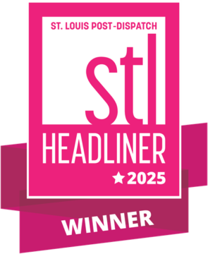 St. Louis Post-Dispatch STL Headliner 2025 Winner Badge